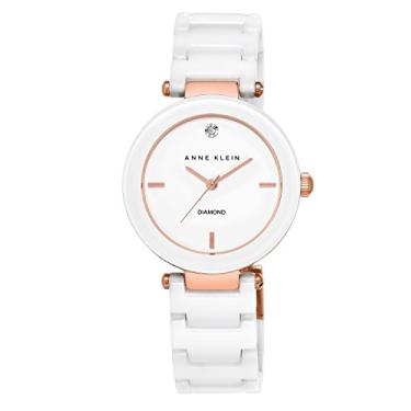 Imagem de Relógio feminino Anne Klein AK/1018RGWT, dois tons