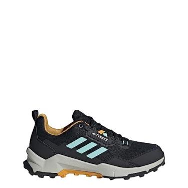 Imagem de adidas Tênis masculino Terrex Ax4, Núcleo preto/semiflash água/amarelo pré-amado, 15