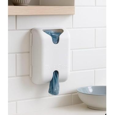 Imagem de Puxa Saco Branco - Dispenser Sacolas Fixação 3M