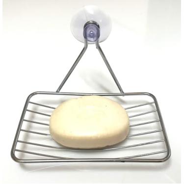 Imagem de Passerini, Saboneteira com Ventosa Porta Sabonete Banheiro Suporte de Parede Box Cromado Sem Furo