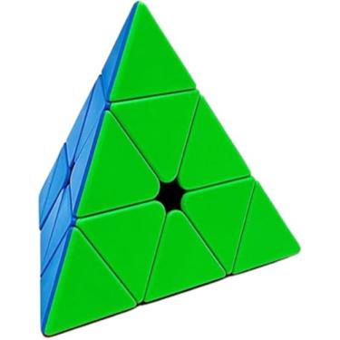 Imagem de Cubo Mágico Pirâmide Pyraminx Profissional 3x3x3 – Desafio Inteligente para Treinar Agilidade e Raciocínio Lógico