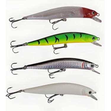 Imagem de Kit 4 Isca Artificial Revolt Meia Água 9,8cm Maruri Tucunaé Piranha