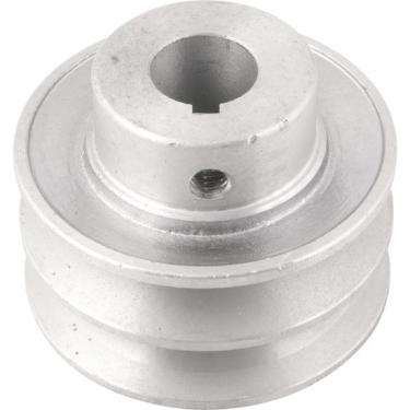 Imagem de Polia Alumínio 2 Canais Perfil A 70mm com Furo 3/4" - Vonder