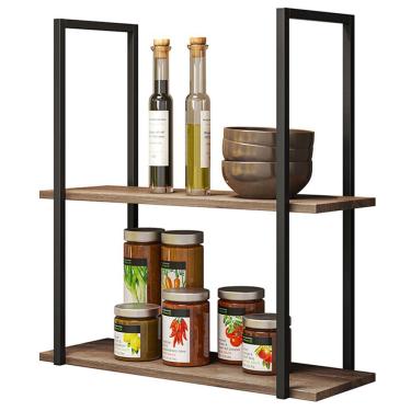 Imagem de Prateleira Decorativa Multiuso Industrial D01 Design Demolição - Lyam Decor