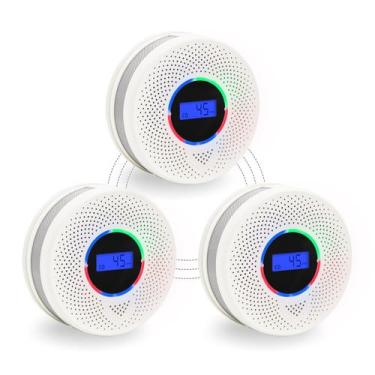 Imagem de Detector de fumaça de monóxido de carbono Kesymo atualizado, pacote co