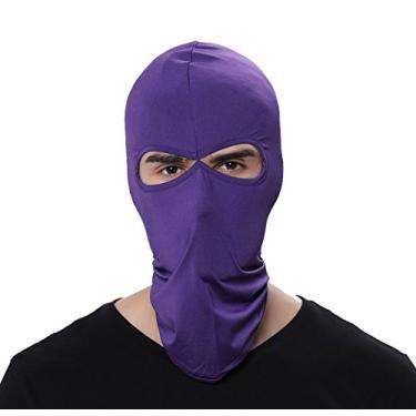 Imagem de (Purple) - GANWAY Wind Cap Motorcycle Ski Masks Balaclavas Outdoor Sports Cycling Hat (Purple)