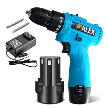 Imagem de Furadeira Parafusadeira 12V 2AH com Bateria de Íon de Lítio, Torque 35Nm, Mandril 10mm Sem Chave, Inclui 1 Bateria, Carregador e 2 Ponteiras ou Bits – Kit Completo para DIY e Profissionais