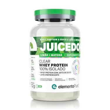 Imagem de Juicedop Clear Monodose Whey Protein Isolado- Limão c/Matchá 12g elementoPuro