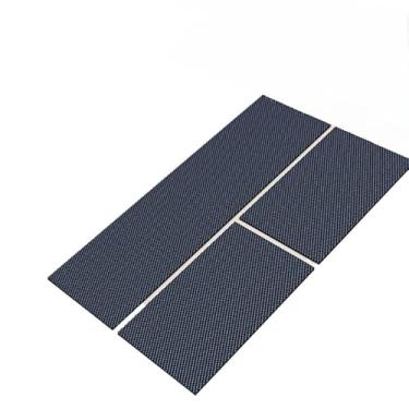 Imagem de Kit Tapete Cozinha 3 Pecas Antiderrapante Decorativo Seguro(Havana Preto)