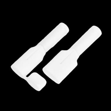 Imagem de Protetor de cabo de silicone à prova de poeira, capa tipo C, carregador, capa protetora para iPhone 15 Xiaomi, A-White