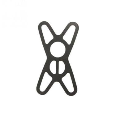 Imagem de Suporte para celular com alça de silicone portátil para guidão, seguro e à prova de quedas, suporte de motocicleta