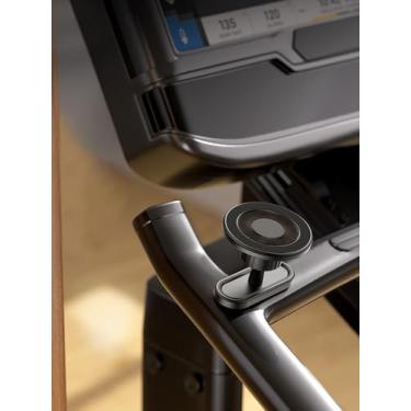 Imagem de Suporte de celular para Mag-Safe, suporte magnético de dois lados para academia, geladeira, carrinhos de golfe e superfícies de metal, suporte de telefone ajustável de 360° seguro para iPhone 16 15 14