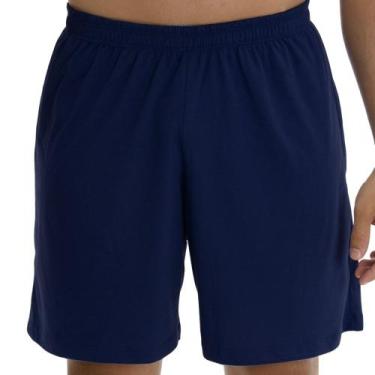 Imagem de Short Malha 100% Algodão Masculino - Marinho - M - Puff, Marinho, M