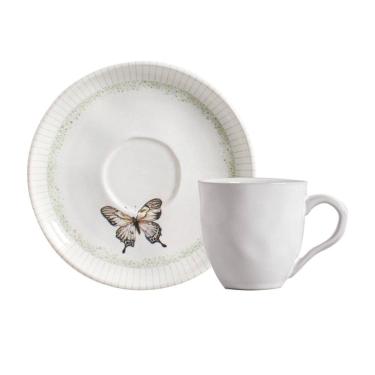 Imagem de Conjunto com 6 Xícaras De Chá Orgânico 170ml com 6 Pires Bio Refúgio