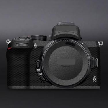 Imagem de Adesivo de capa de câmera Z 50 para Nikon Z50 película protetora de película protetora da pele e resistência ao desgaste Z50 (cinza escuro)