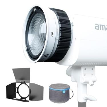 Imagem de Lente Fresnel, lentes focalizáveis de montagem Bowens compatíveis com Aputure Storm 400X/Amaran 60D/XS/100X/D, Godox SL60 etc