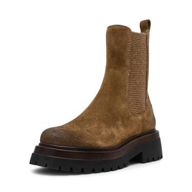 Imagem de Steve Madden Bota feminina Blitzen Chelsea, Camurça acastanhada, 38