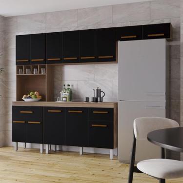 Imagem de Cozinha Zínia Completa Balcão com Tampo MB1 300cm - Doce Sonho Móveis,