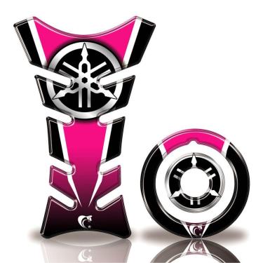 Imagem de Adesivo Protetor Tanque Moto Yamaha 125/150 Ano + 2016 Rosa