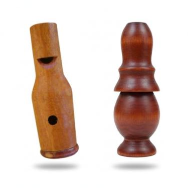 Imagem de Apito De Madeira Jáo + Apito Profissional Aracuã