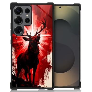 Imagem de ZHEGAILIAN Capa compatível com Samsung Galaxy S24 Ultra, moldura de TPU macia reforçada nos cantos, proteção à prova de choque, compatível com Samsung Galaxy S24 Ultra, capa para homens/mulheres