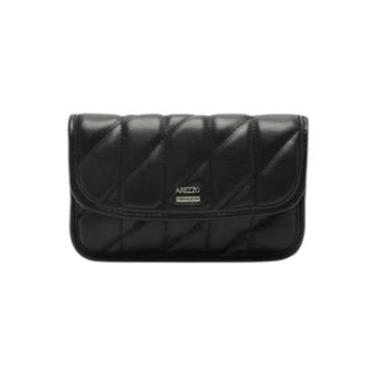 Imagem de Bolsa Feminina Arezzo Tiracolo Metalasse Pequena Preto-Feminino