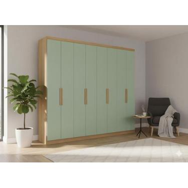 Imagem de Guarda-roupa 8 Portas 240cm X 220cm X 47cm Milan - THB Móveis