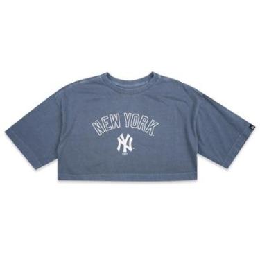 Imagem de Camiseta New Era Cropped Mlb New York Yankees Classic Feminino-Feminino