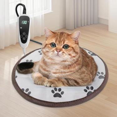 Imagem de Almofada de aquecimento Cat GOLOPET redonda de 41 cm com termostato in