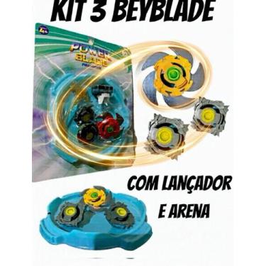 Imagem de Brinquedo Infantil Beyblade Combate Giratório Divertido - Arena com 3 