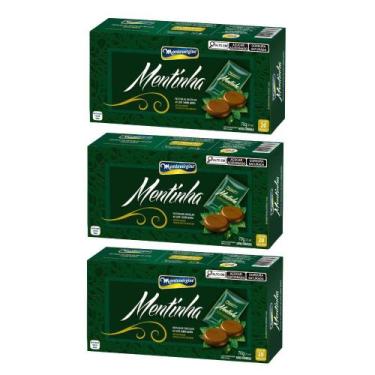 Imagem de Pastilhas de Chocolate, Montevérgine, Mentinha, 3 Caixas 70 g - 11702,