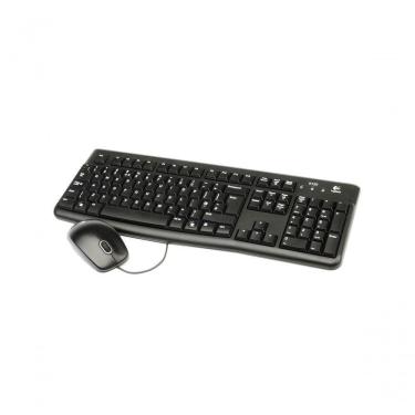 Imagem de Teclado E Mouse Logitech Mk120 Usb Preto Com Fio