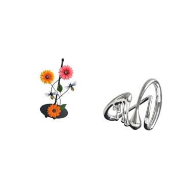 Imagem de Fenteer Porta-lenços Minimalista Inspirado em Esculturas, Antiderrapante E com Arte Abstrata. Dispensador de Papel Toalha Decorativo para Casa E Mesa de