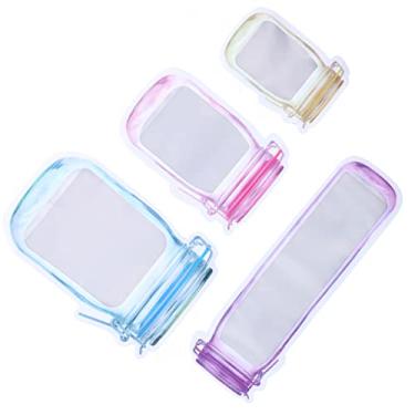 Imagem de Cryfokt O Armazenamento Portátil do Petisco do Projeto Ensaca Bons Sacos Reusáveis ​​leakproof Congelador de 40 Partes