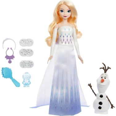 Imagem de Boneca Elsa Frozen + Olaf Disney Aventuras Mattel - HYH10