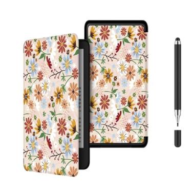 Imagem de Akacy Capa com padrão pintado para Kindle paperwhite de 15.2 cm 10 Geração (2018, modelos PQ94WIF). Capa traseira de borracha TPU de silicone flexível fina e macia com cantos reforçados (19)
