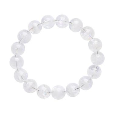 Imagem de Pulseira Natural Arco-Íris Branco Phantom Crystal, 8 mm, miçangas - yi