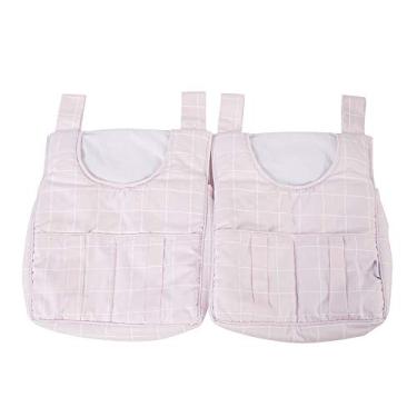 Imagem de Porta Fraldas para Bebê 2 Peças Boston Rosa, Biramar Baby, Rosa