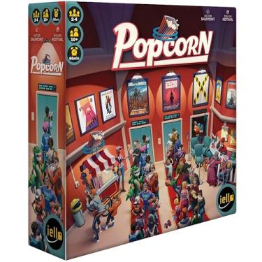 Imagem de IELLO: Popcorn - Bag-Building & Placement Board Game, Manage A Movie Theater, Attract Cinema Guests, Competitive Play, Family Ages 10+, 2-4 Players