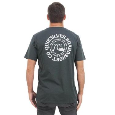 Imagem de Camiseta Quiksilver Too Fine Dark Gray-Unissex