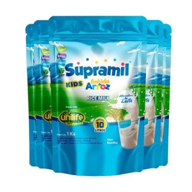 Imagem de Kit 5 Supramil Bebida De Arroz Kids Unilife 1Kg