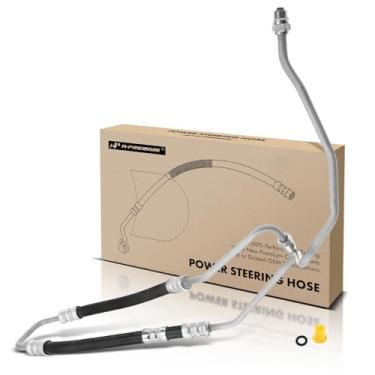 Imagem de A-Premium Conjunto de linha de mangueira de pressão de direção hidráulica compatível com Cadillac CTS 2004-2007 Bomba para engrenagem/pinhão de cremalheira