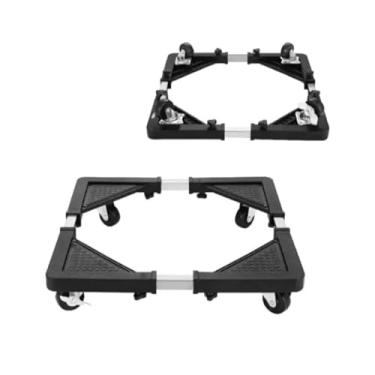 Imagem de Suporte com Rodinhas para Geladeira, Suporte Móvel Universal para Eletrodomésticos Pesados, Base com Rodas(Suporte Grande)