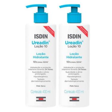 Imagem de Isdin Ureadin 10 Kit com 2 Unidades  Loção Hidratante Corporal  400ml,