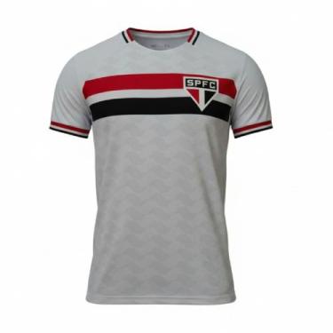 Imagem de Camisa São Paulo Raglan Bench - Masculino Tamanho:MCor:Branco - Brazil