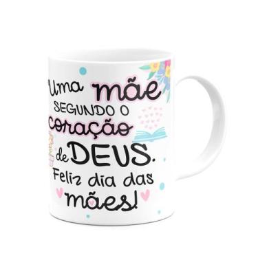 Imagem de Caneca Mães - Uma mãe, segundo o coração de Deus - 325ml - JPS INFO