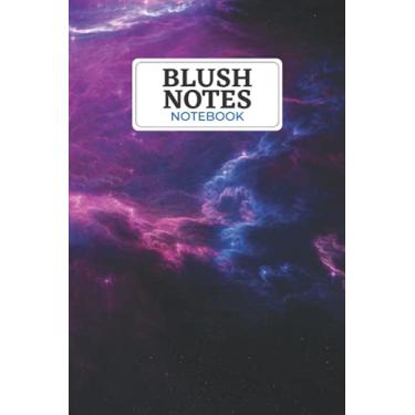Imagem de Blush Notes: Narrow Lined Blush Notes Pages, Perfect Gift For True Beauty Girl - Colorful Galaxy Cover