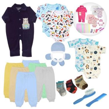 Imagem de Kit Maternidade 18 Peças Enxoval Completo Roupa De Bebê PMG - Koala Ba