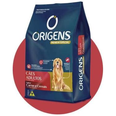 Imagem de Ração Origens Para Cães Adultos Carne E Cereais 3 Kg Premium - Adimax