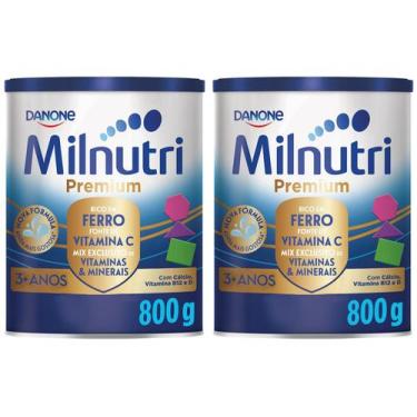 Imagem de Kit Composto Lácteo Milnutri Premium 800g